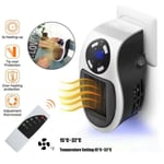 Electric Mini Heater Portable 500w Eu Plug Wall Fan