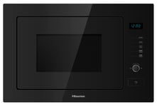 Hisense HB25MOBX7GUK Integrated 25 Litre Microwave With Grill - Black, 15 x 23 x 15 inches (L x W x H)