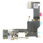 Nappe Connecteur De Charge + Micro + Prise Jack + Antenne Gsm Pour Apple Iphone 5s - Blanc