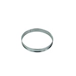 Gobel 834950 Cercle à Tarte Haut Inox Bords roulés 20 cm, Argenté.