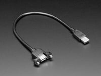 USB-A forlenger for panelmontering