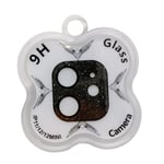 iPhone 12 / 12 Mini / 11 Beskyttelsesglass for Kameralinse - Svart Glitter