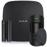 Kit d'alarme Ajax HUB2 (gsm + Ethernet) noire, avec fonction levée de doute - Noir
