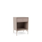 Montana - Dream Nightstand - Mushroom / Mushroom Legs - Sängbord - Peter J. Lassen - Beige - MDF