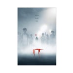 It Chapter One Posters Classic Thriller Movie Vintage Film 3 Canvas Wall Bedroom Decor Picture Sports Landscape Offices Room Decor Gift Unframe:12×18inch(30×45cm)
