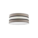 Abat-jour suspendu 60 x 60 x 23 cm en taupe/beige avec diffuseur inclus, idéal pour éclairer et décorer les espaces intérieurs.
