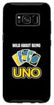 Galaxy S8 Board Game Uno Cards Wild about being uno Game Card Costume Case