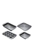 Circulon Momentum Bakeware 4 Piece Set - Rectangular & Square Cake Tins, Muffin Tray & Square Baking Tray