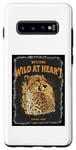 Coque pour Galaxy S10+ Welcome Wild at Heart (grand chat guépard)