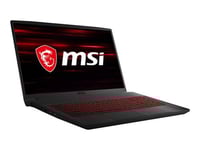 MSI Thin GF75 10SCSR-251FR - Intel Core i7 10750H / 2.6 GHz - Windows 10 Home - GF GTX 1650 Ti - 16 Go RAM - 512 Go SSD NVMe - 17.3" 1920 x 1080 (Full HD) @ 144 Hz - Wi-Fi 6 - noir