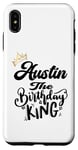 iPhone XS Max Austin The Birthday King Happy Birthday Shirt Men Boys Teens Case