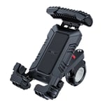 Acefast Mekanisk telefonholder for sykkel/motorsykkel/scooter - Sort
