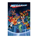 Grupo Erik Mega Man Poster - 35.8 x 24.2 inches / 91 x 61.5 cm - Shipped Rolled Up - Cool Posters - Art Poster - Posters & Prints - Wall Posters