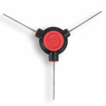 Feedback Sports 3-Way Allen Wrench - Black / Red 2/2.5/3mm Black/Red