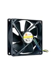 QNAP 92X92X25MM FAN 12V 4PIN - Chassi fläkt - 92mm - Svart