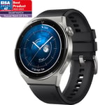 Huawei Watch GT 3 Pro - Smartwatch, 46 mm, titan / svart sportarmband
