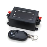 (Black)RF Wireless Dimmer Switch For LED Lights - Soft And Stable Control For DC