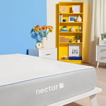 Nectar Hybrid Double Mattress 25 cm - Medium-Firm Memory Foam - Micro Spring Layer - Quilted Cooling Cover - 365 Night Trial - Forever Warranty