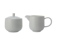 Maxwell & Williams Cashmere Creamer and Sugar Bowl, Fine Bone China, White, 2 Piece Milk Jug and Sugar Pot Set