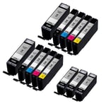 Compatible Multipack Canon Pixma TS5051 Printer Ink Cartridges (13 Pack) -0331C001