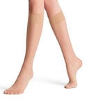 FALKE Women's Pure Matt 20 DEN W KH Sheer Plain 1 Pair Knee-High Socks, Skin colour (Golden 4699), 2.5-5