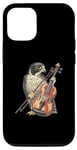 Coque pour iPhone 13 Pro Faucon pèlerin jouant du violon