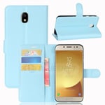 samsung Samsung J7Pro/J7-2017 PU Wallet Case Light Blue