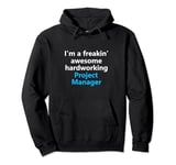 Project Manager Management Job Title Christmas Xmas 2024 Pullover Hoodie