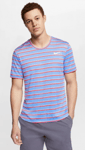 Nike NIKE Dry Top Team Lightblue Striped Mens (XXL)