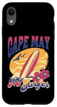 iPhone XR New Jersey Surfer Cape May NJ Surfing Beach Boardwalk Case