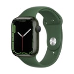Apple Watch Series 7 GPS 45mm Aluminum Case with Clover Sport Band MKN73