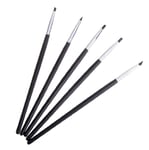 Amoyer 5Pcs/Lot Dental Resin Brush Pens Dental Shaping Silicone Tooth Tool For Adhesive Composite Cement Porcelain Teeth Tools