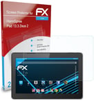 atFoliX 2x Screen Protector for HannSpree Pad 13.3 Zeus 2 clear