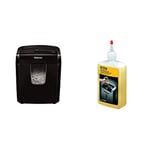 Fellowes Powershred 6C Personal 6 Sheet Cross Cut Paper Shredder for Home Use with Safety Lock Includes 355 ml Shredder Oil