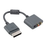 RCA Optical Audio Adapter Cable Converter for Microsoft XBOX 360 Game Console DD