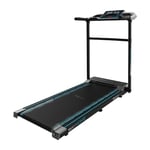 Cecotec Tapis de Course Pliable DrumFit WayHome 1200 Sprint. 600 W, de 1 à 12 Km/h, 12 Programmes, Panneau de Contrôle LCD, Surface de Course 100x40 cm, Roues et Support pour Appareils