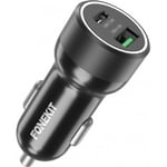 FoneKit Travel 51W, USB-C + USB-A biladapter