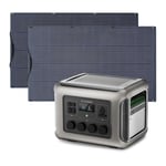 Générateur ALLPOWERS 2500W Centrale Portable avec Panneau Solaire 400W Flexible