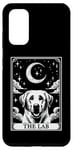 Coque pour Galaxy S20 Carte de tarot vintage croissant de lune labrador retriever chien maman