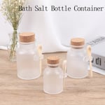 Plastic Empty Bath Salt Bottle Cream Cosmetic Jar Cork Conta 200g