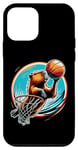 iPhone 12 mini Funny Capybara Basketball Player Case