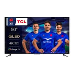 TV QLED TCL 50C641 - 50'' (127 cm) - 4K - Google TV et Game Master - Neuf