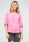 Urban Classics Rosa Blus med Krage (pink,XS)