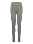 Alice Seamless Rib Tights Sport Running-training Tights Seamless Tights Green Björn Borg