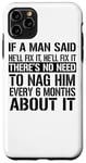 iPhone 11 Pro Max If A Man Said He'll Fix It He'll Fix It - Funny Case