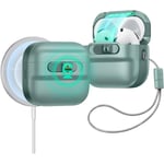 ESR AirPods (4. Gen.) HaloLock Pulse Fodral - MagSafe Kompatibel - Grön
