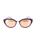 Ray-Ban Womens Sunglasses 4250 60342Y Violet Copper Mirror - Purple Metal (archived) - One Size
