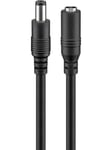 Pro 2.1 mm DC extension cable Black