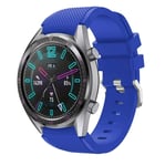 Compatible for Huawei Watch Silicone Fitness Replacement Wrist Strap (COLOR: Royal Blue, Watch Model: Huawei Watch GT)
