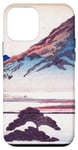 Coque pour iPhone 12 mini Paysage de montagne Fuji Vintage Japanese Ukiyo-e Woodblock